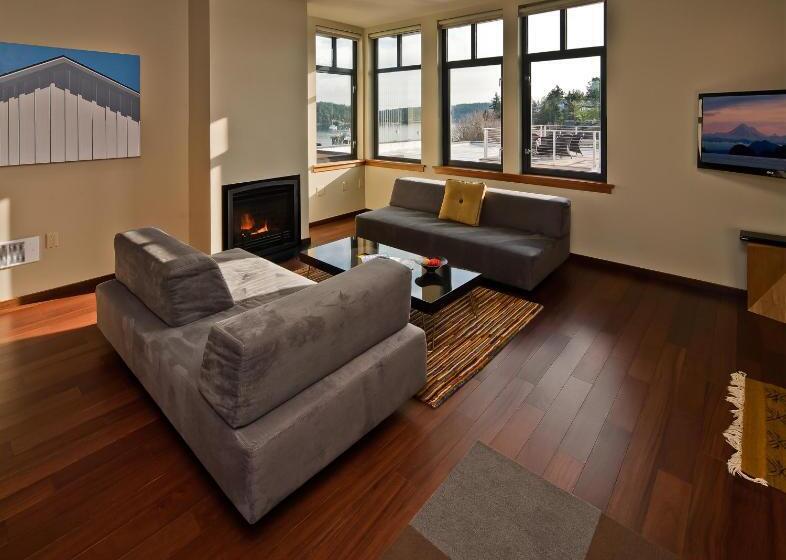 شقة ديلوكس غرفتين نوم, Island Inn At 123 West