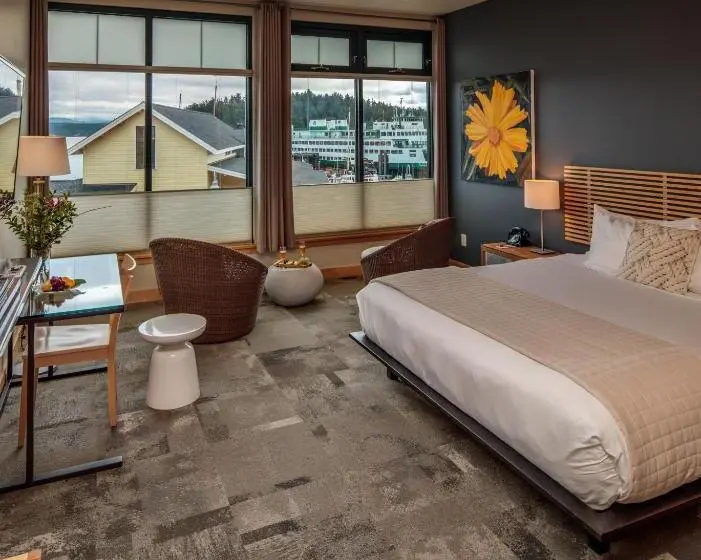 Deluxe-huone King-vuode, Island Inn At 123 West