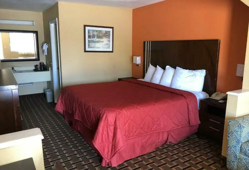 キングサイズベッドのスタンダードルーム, La Grange Executive Inn And Suites