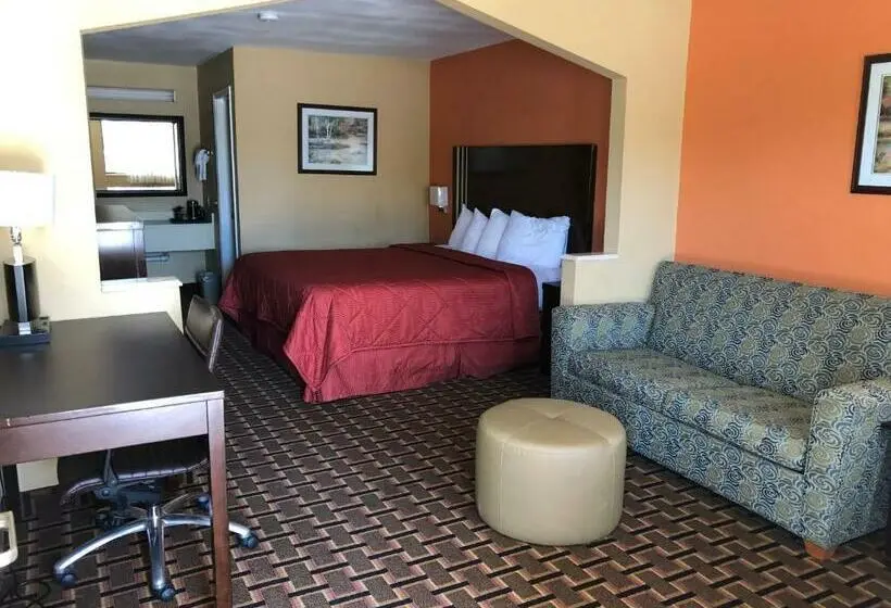 キングサイズベッドのスタンダードルーム, La Grange Executive Inn And Suites