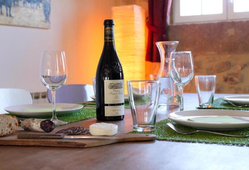 バルコニー付２ベッドルームアパートメント, Mas De La Rivoire B&b