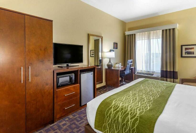 غرفة قياسية سرير كينج لذوى الإحتياجات الخاصة, Comfort Inn & Suites North Aurora   Naperville