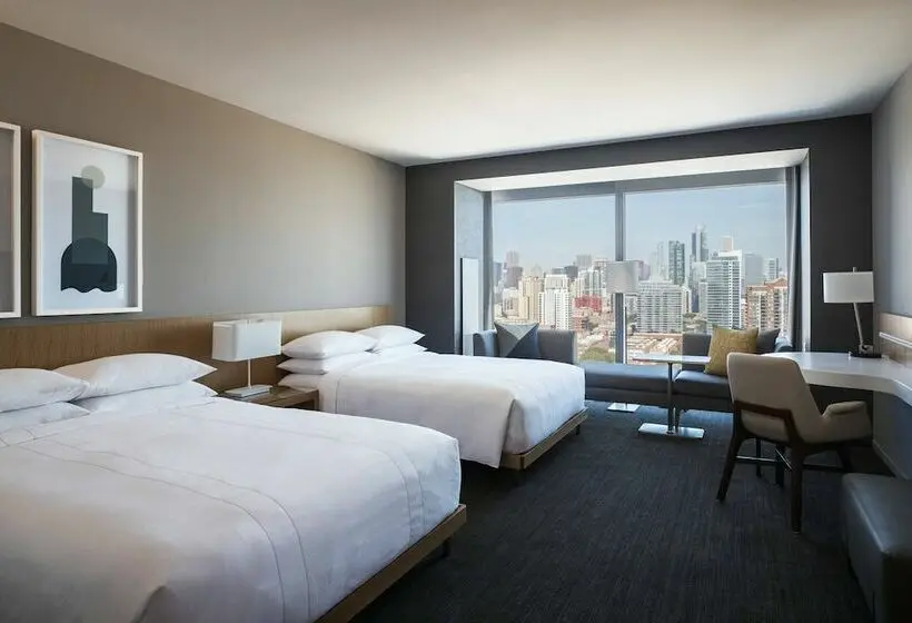 ２ダブルベッドのスタンダードルーム, Marriott Marquis Chicago