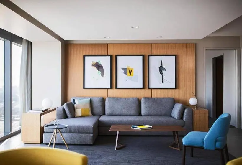 キングサイズベッドのスタンダードルーム, Marriott Marquis Chicago