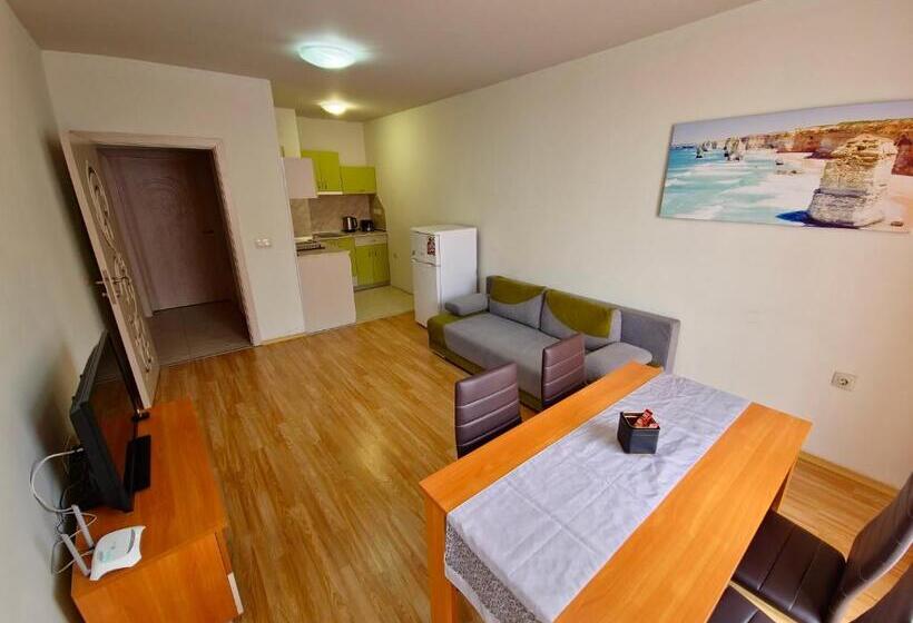 海の見える1ベッドルームアパートメント, Diamond Beach Sarafovo By Kp