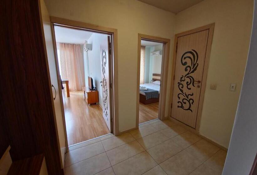 海の見える1ベッドルームアパートメント, Diamond Beach Sarafovo By Kp