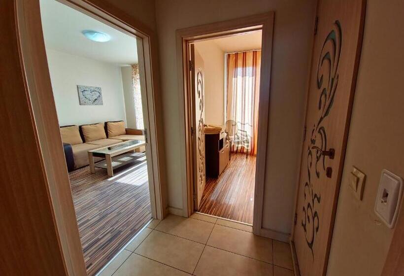 テラス付き1ベッドルームアパートメント, Diamond Beach Sarafovo By Kp