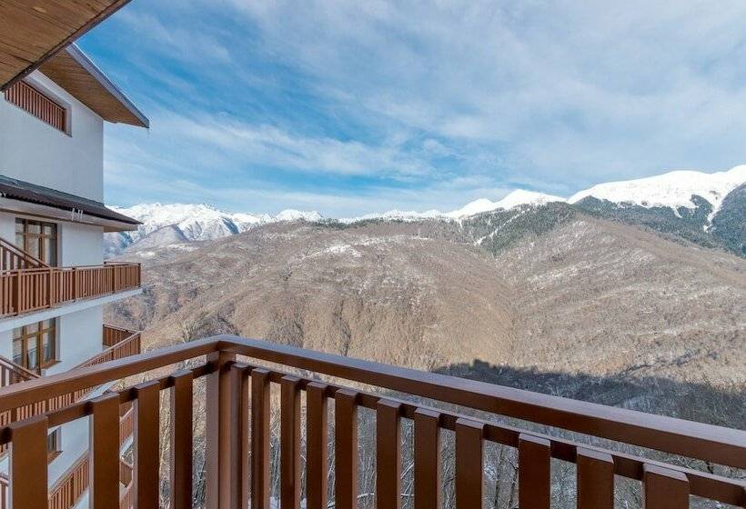 اتاق استاندارد با چشم‌انداز کوهستان, Green Flow Hotel Rosa Khutor