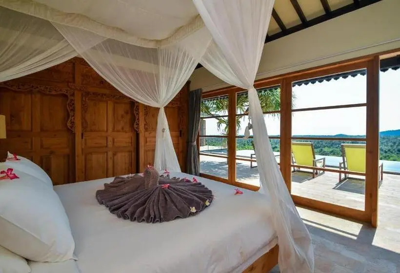 オーシャンビューの1ベッドルームビラ, Sumberkima Hill Retreat
