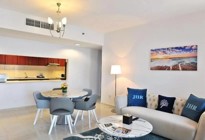 آپارتمان 1 خوابه با چشمانداز باغ, Jannah Hotel Apartments & Villas