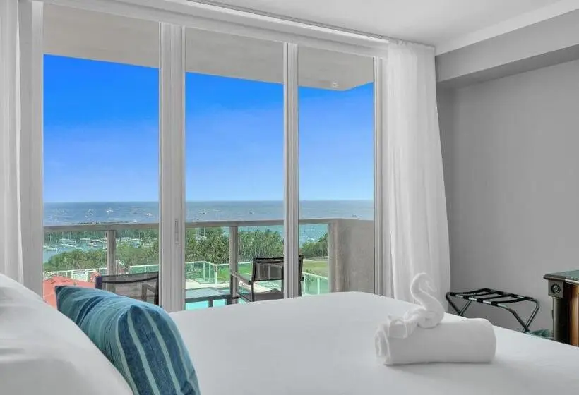 آپارتمان 1 خوابه با چشم‌انداز استخر, Amazing Sea View Studio