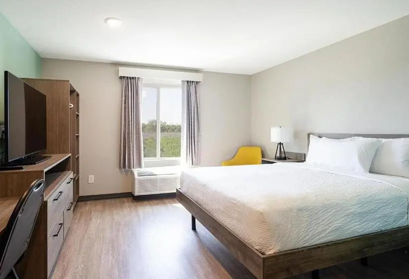 身障者適用クイーンサイズベッドルーム, Echo Suites Extended Stay By Wyndham Spartanburg