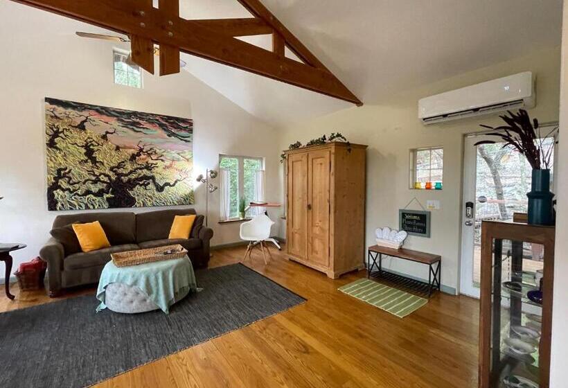 Family Suite, The Rivery Retreat, Choose From Luxury Guesthouse Cabin Or Suite In Lake Austin Hill Country