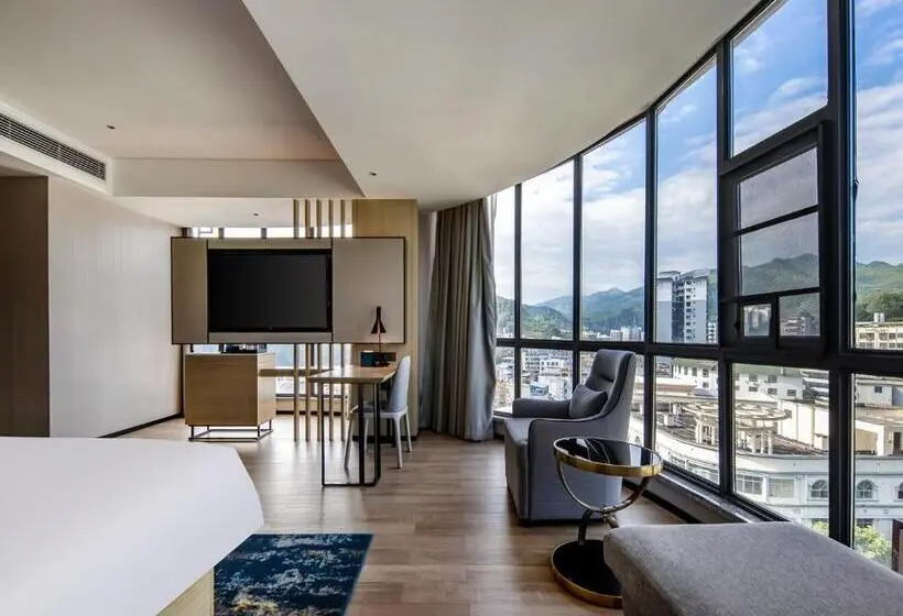 اتاق استاندارد با تخت بزرگ, Echarm Hotel Baise Xilin