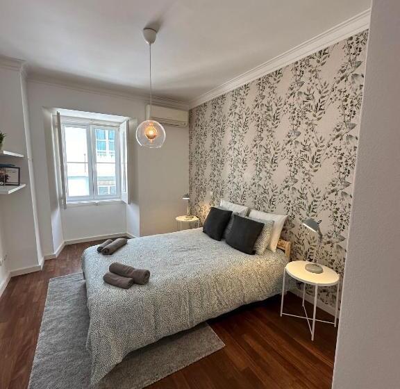 اتاق استاندارد با سرویس بهداشتی مشترک, Baixa Chiado Luxury Bedrooms