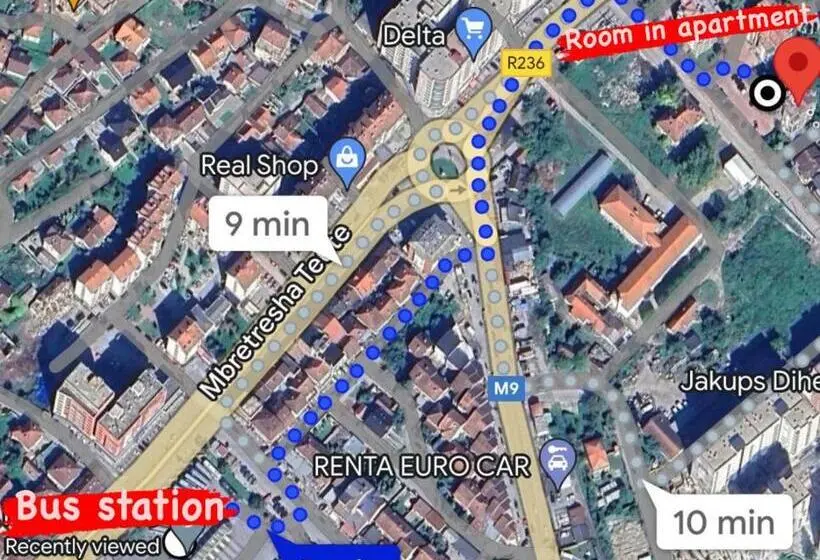 اتاق استاندارد با سرویس بهداشتی مشترک, Rooms Near Bus Station