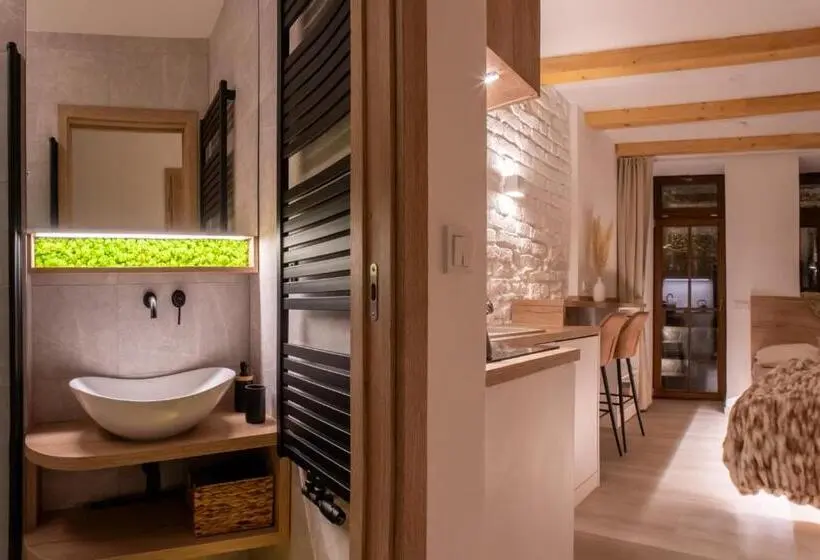 テラス付き１ベッドルームアパートメント, White Wolf Boutique Apartments