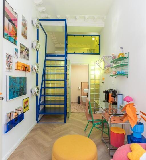 اتاق لوکس, Retropop Design Apartment , Designerzimmer Für Je 2 Personen, Top Lage, Wifi