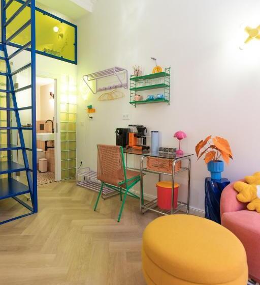 اتاق لوکس, Retropop Design Apartment , Designerzimmer Für Je 2 Personen, Top Lage, Wifi