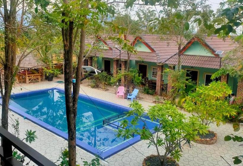 스탠다드 룸 킹사이즈 침대, Mabuhay Guesthouse Kampot Former Jasmine Resort Kampot
