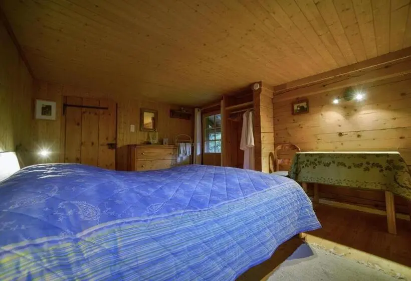 اتاق استاندارد با چشم‌انداز کوهستان, B&b Chalet La Croisée