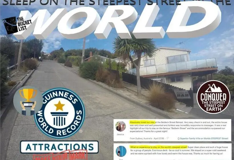 Standard-huone Vuoristonäkymä, Sleep On The Steepest Street In The World!
