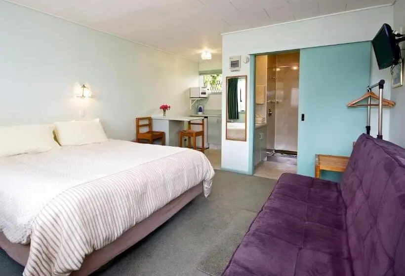 Deluxe-huone King-vuode, Owaka Lodge Motel