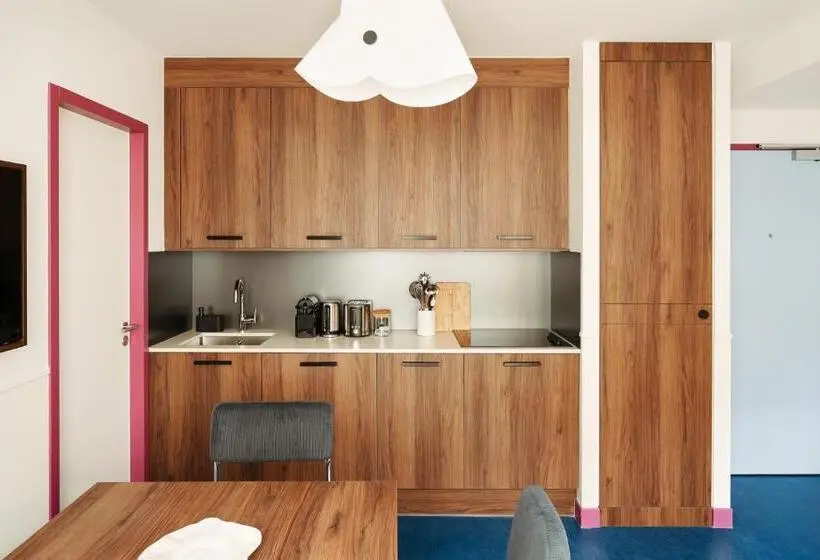１ベッドルームのデラックスアパートメント, Edgar Suites Montrouge