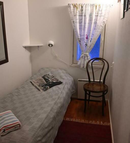 标准单人间共用浴室, Hostel Ukonlinna