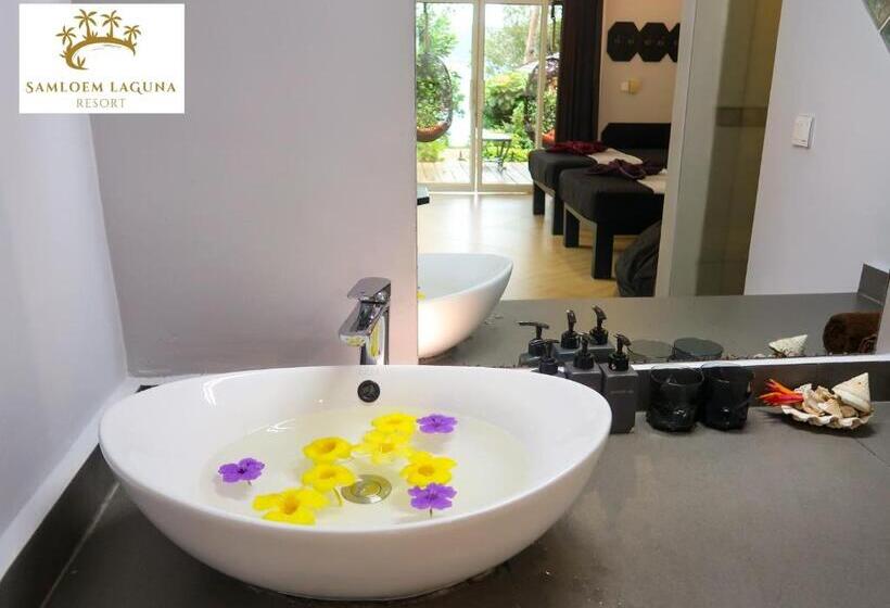 ویلای 1 خوابه با چشم‌انداز دریا, Samloem Laguna Resort