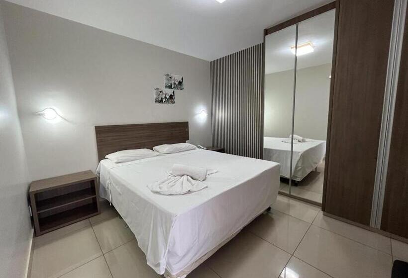 آپارتمان 1 خوابه با بالکن, Flat Condomínio Crystal Place 1407