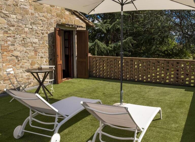 디럭스 룸 킹사이즈 침대, Assisi Villa Simi