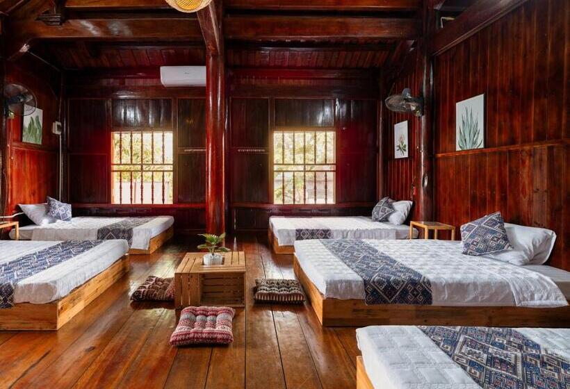 تختخواب در اتاق مشترک, Woodyhouse Ninh Binh Free Bbq Garden