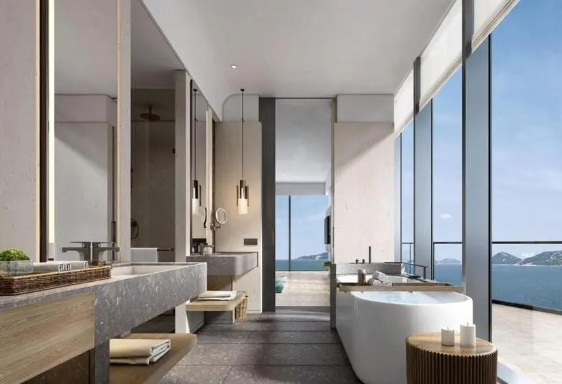 سوئیت پریمیوم با چشمانداز دریا, Zhuhai Dong Ao Island Marriott Resort And Spa
