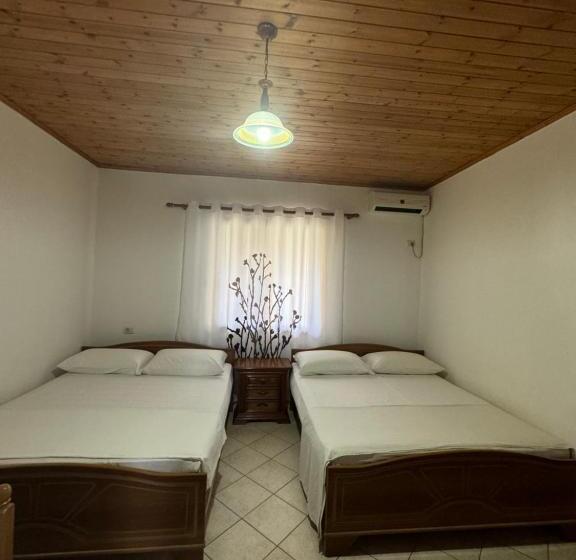 バルコニー付きデラックスルーム, Shengjin Villa Kastrati Ergen