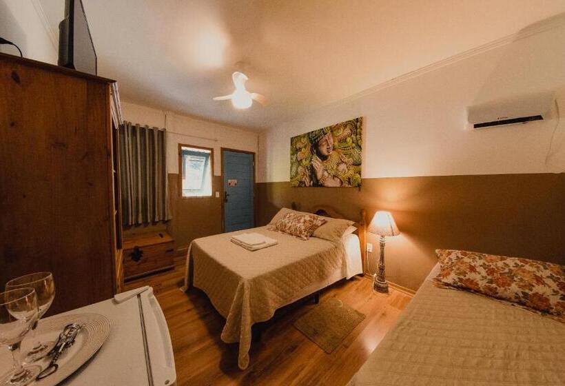 اتاق استاندارد چهار تخته, Temporada Jardim Do Buda Sem Café