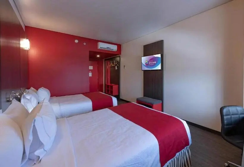 2ダブルベッドのスタンダードルーム, Ramada Encore By Wyndham Puebla