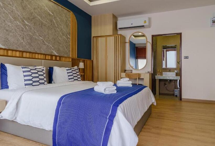 Chambre Standard Lit King Size, เดอะซีน คาบาน่า บีช รีสอร์ท ขนอม The Scene Cabana Beach Resort Khanom