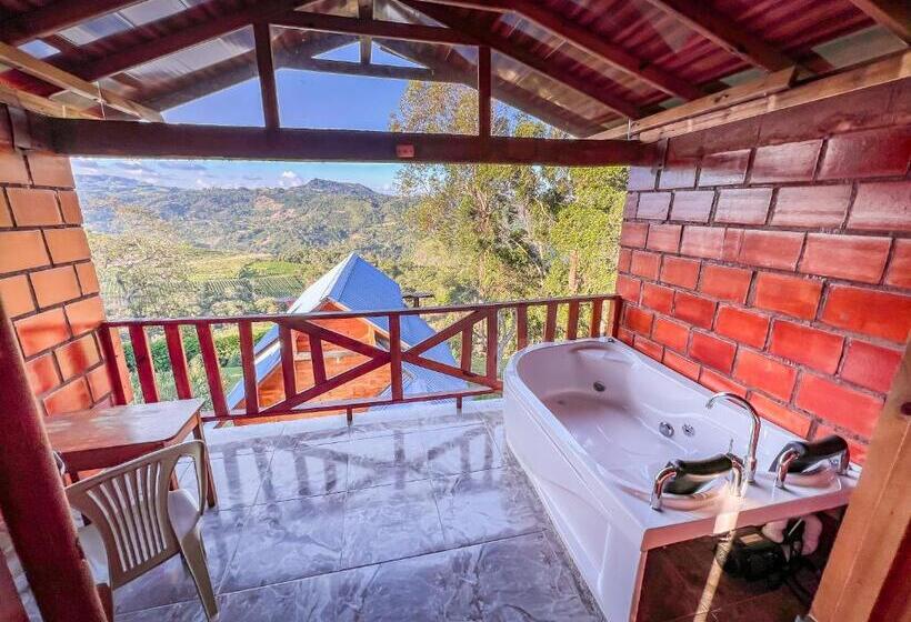 סוויטה עם נוף לנהר, Cabañas Y Glamping Colinas De San Diego