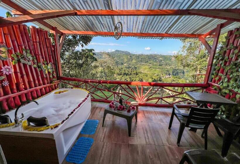 בקתת חדר, Cabañas Y Glamping Colinas De San Diego