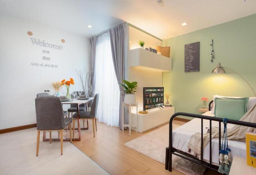 דירת חדר פרמיום, Cozy Room Near Night Bazaar