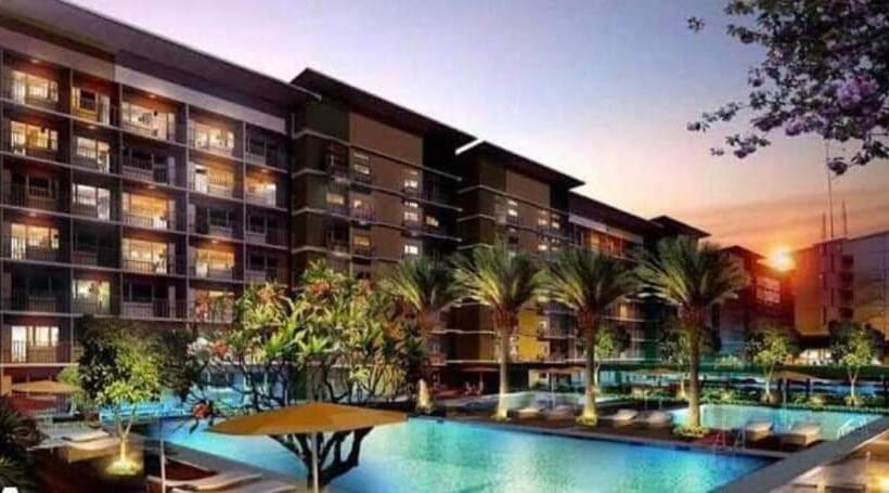 آپارتمان 1 خوابه با چشمانداز باغ, Casa De Tan Royale Tower 1