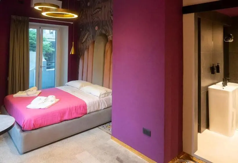 キングサイズベッドのスタンダードルーム, Residencia Barrio