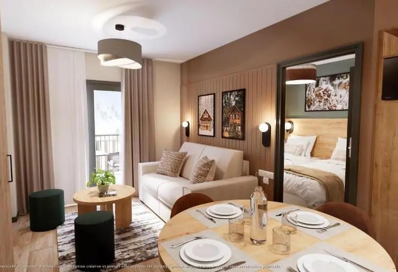 آپارتمان 1 خوابه, Résidence Odalys L Ecrin De Vars