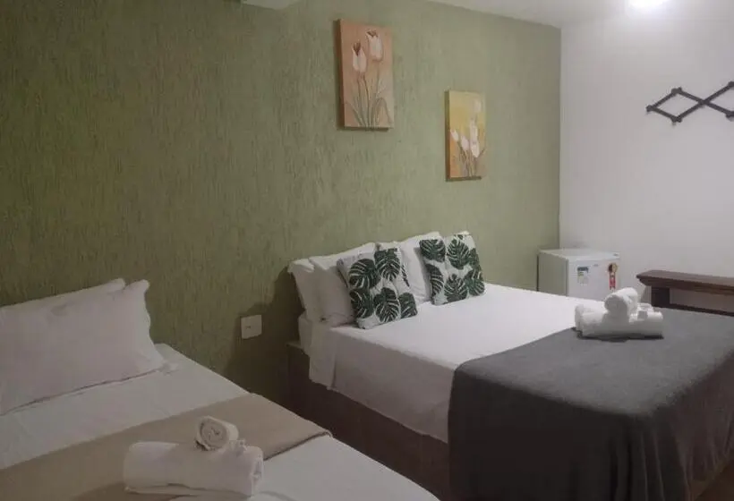 バルコニー付きスタンダードトリプルルーム, Recanto Ganesha Pousada
