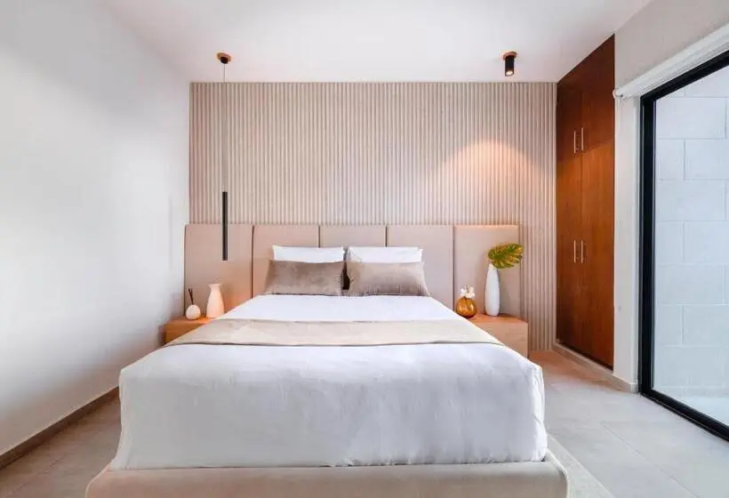キングサイズベッドのデラックスルーム, Areia Boutique Hotel   Puerto Morelos