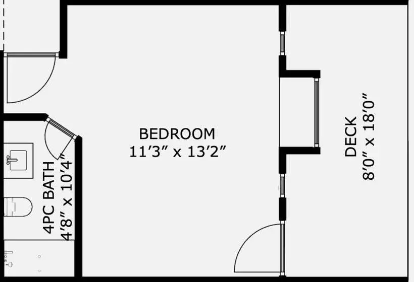 ガーデンビューデラックスルーム, Hummingbird Lodge Bnb