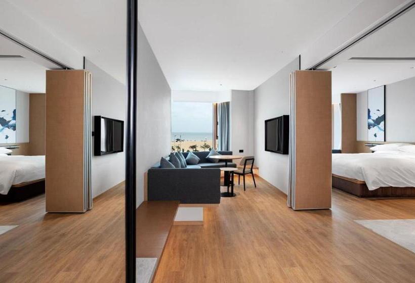 带大床的套房, Fairfield By Marriott Yantai, Huang Bohai New Area