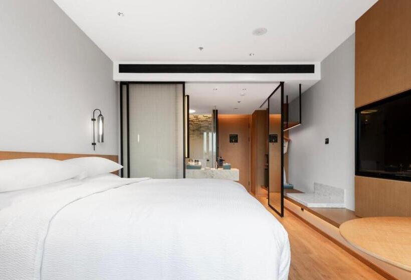 带大床的标准间, Fairfield By Marriott Yantai, Huang Bohai New Area