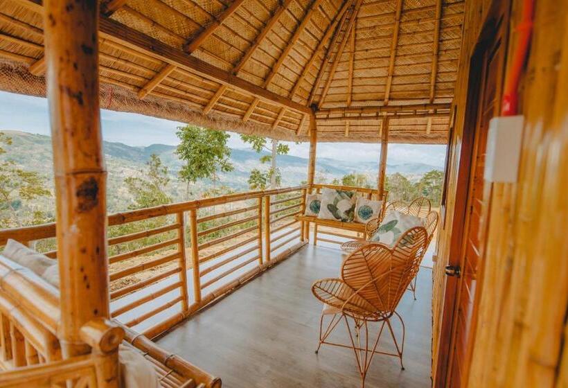 غرفة قياسية رباعية مزودة بشُرفة, Malabuyoc Resort Cebu